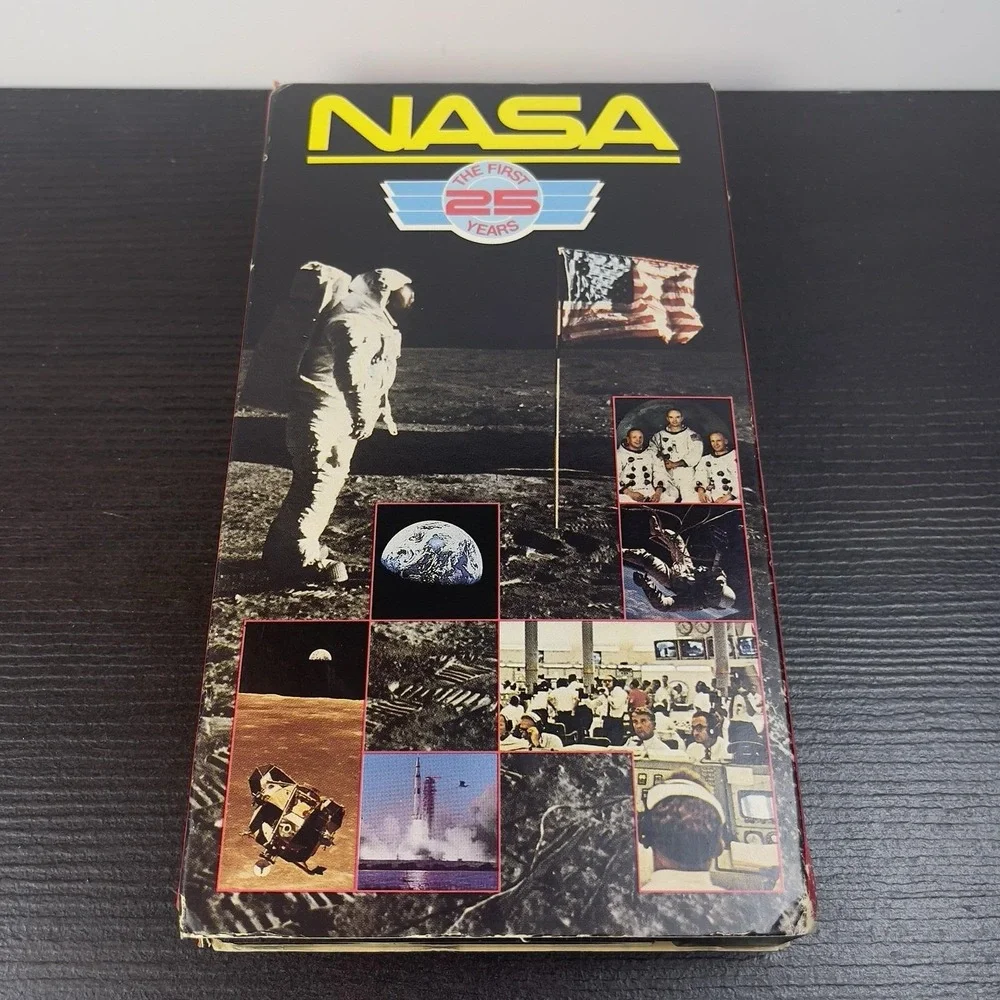 NASA The First 25 Years VHS Video Tape Goodtimes Space Shuttle Moon Landing